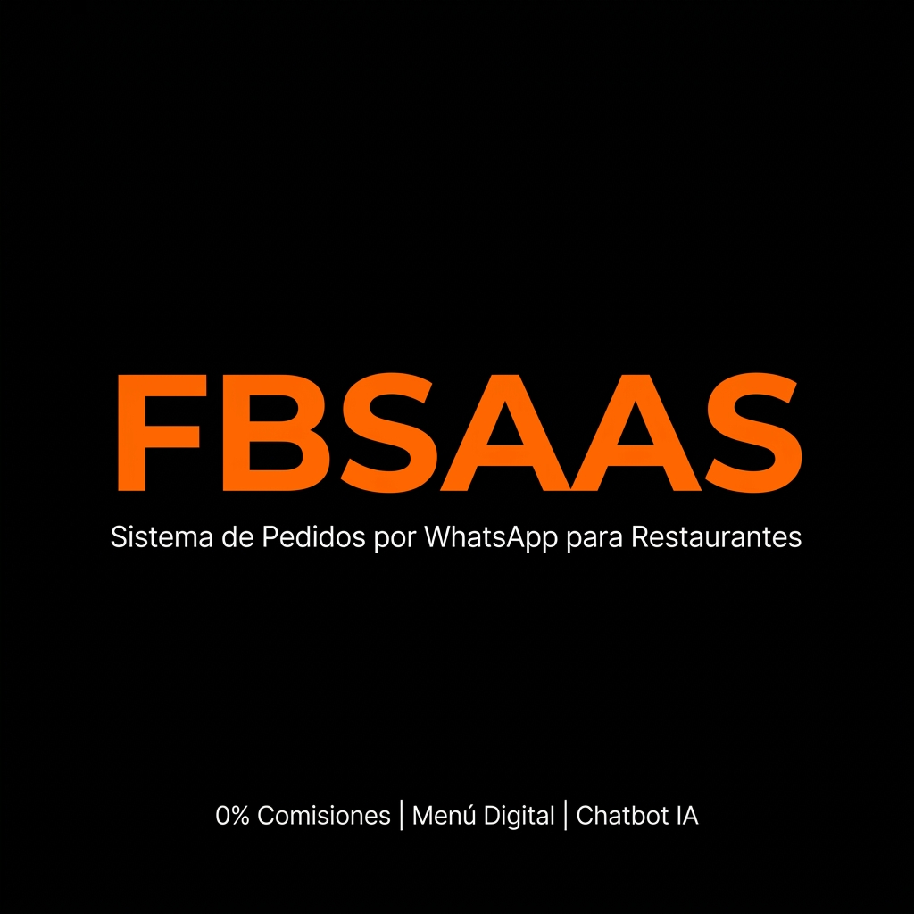 FBSAAS | Sistema de Pedidos por WhatsApp para Restaurantes